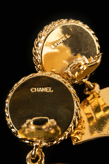 Boucles d'oreilles Chanel Haute Couture 1970's