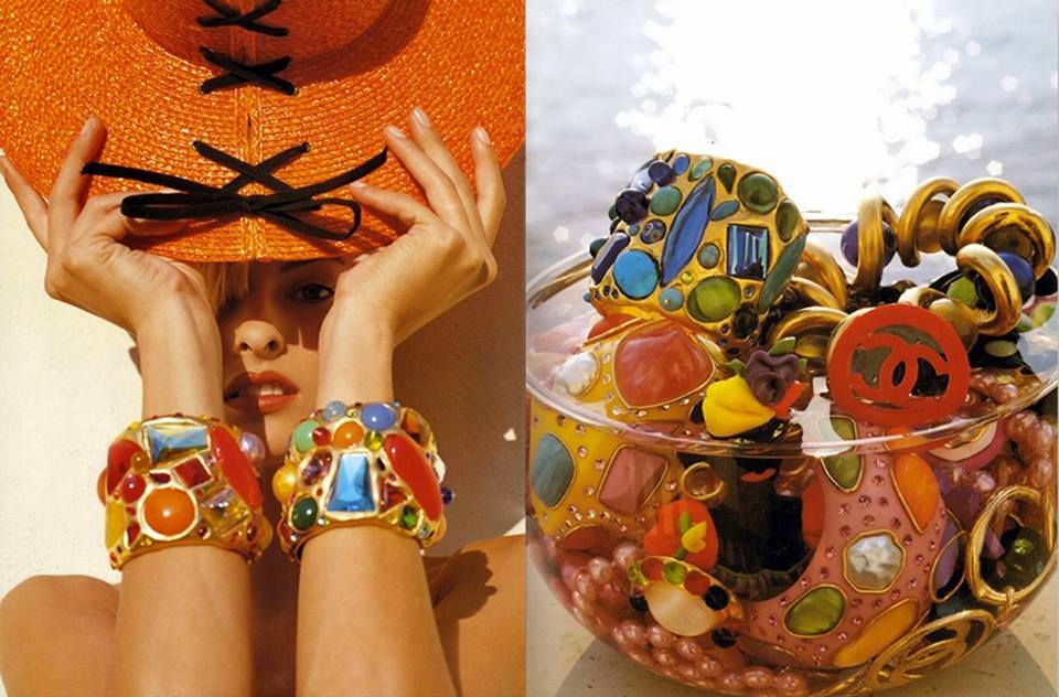 Boucles d'oreilles Chanel Eté 1991