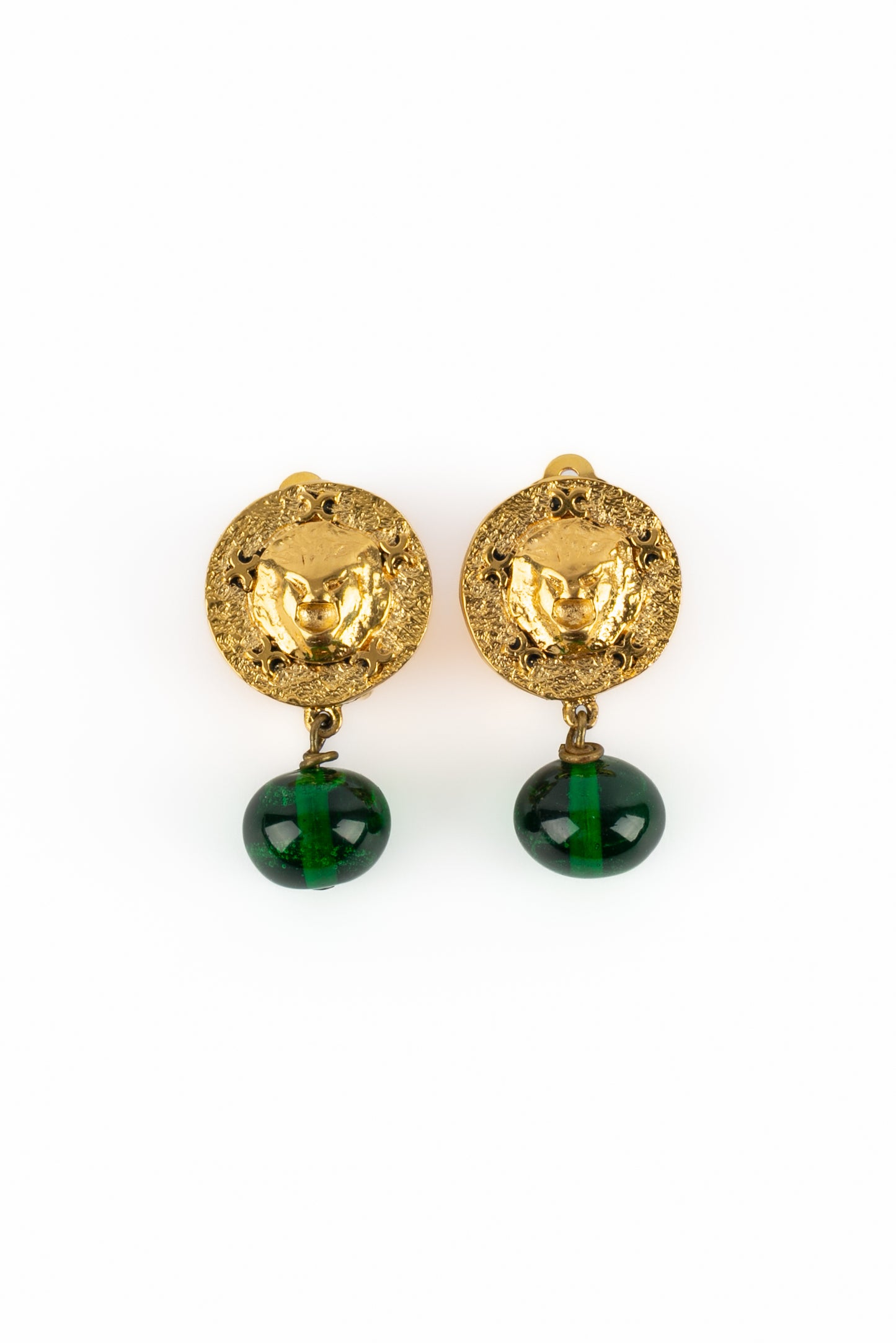Boucles d&#39;oreilles &quot;Lion&quot; Chanel