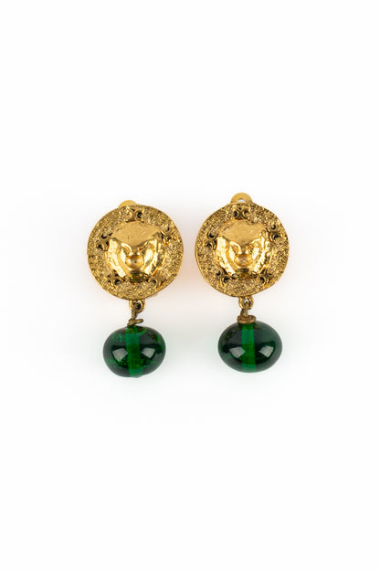 Boucles d&#39;oreilles &quot;Lion&quot; Chanel