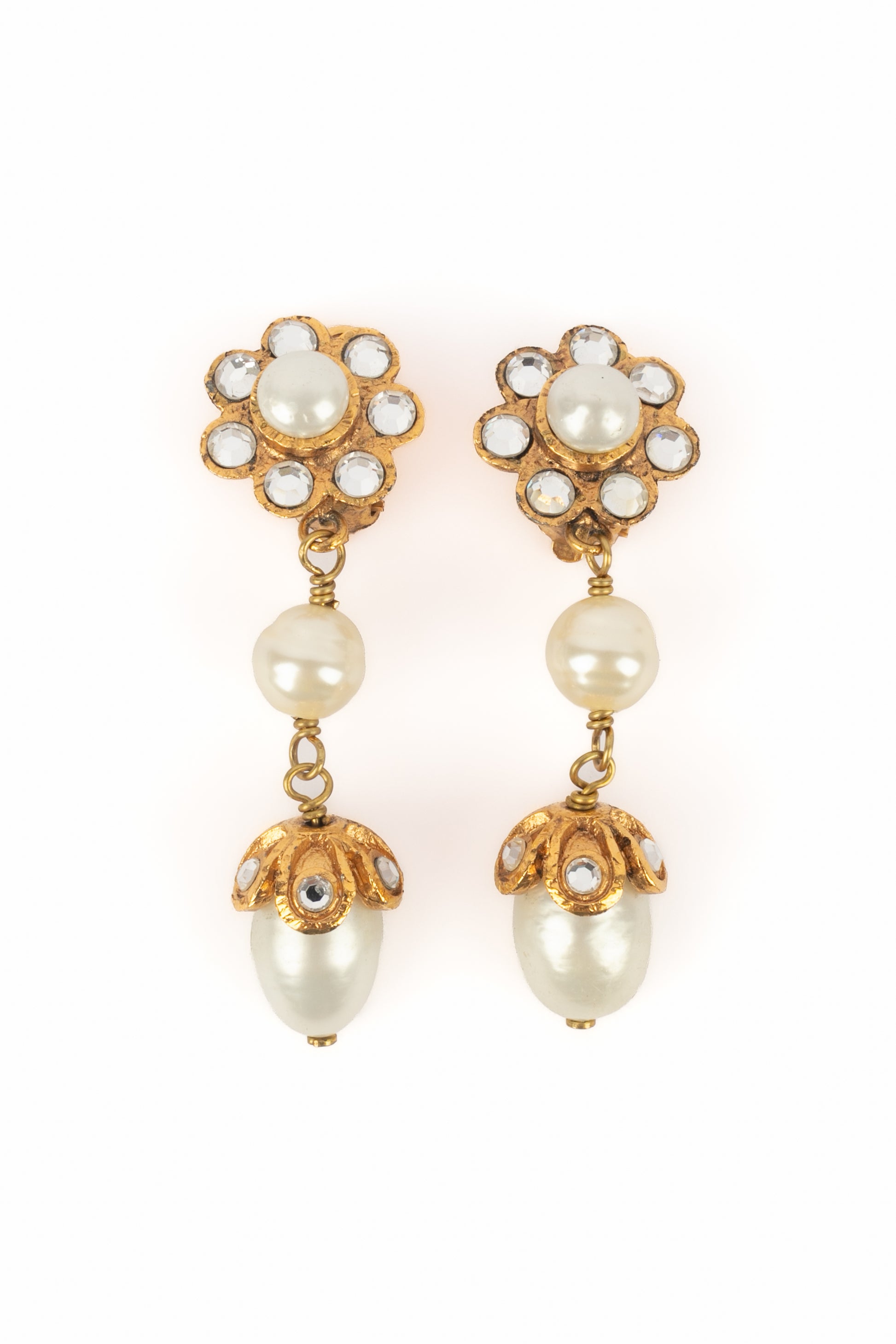 Boucles d'oreilles Chanel Hiver 1996