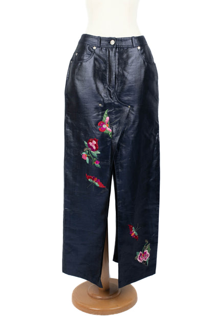 Jupe en lamé John Galliano