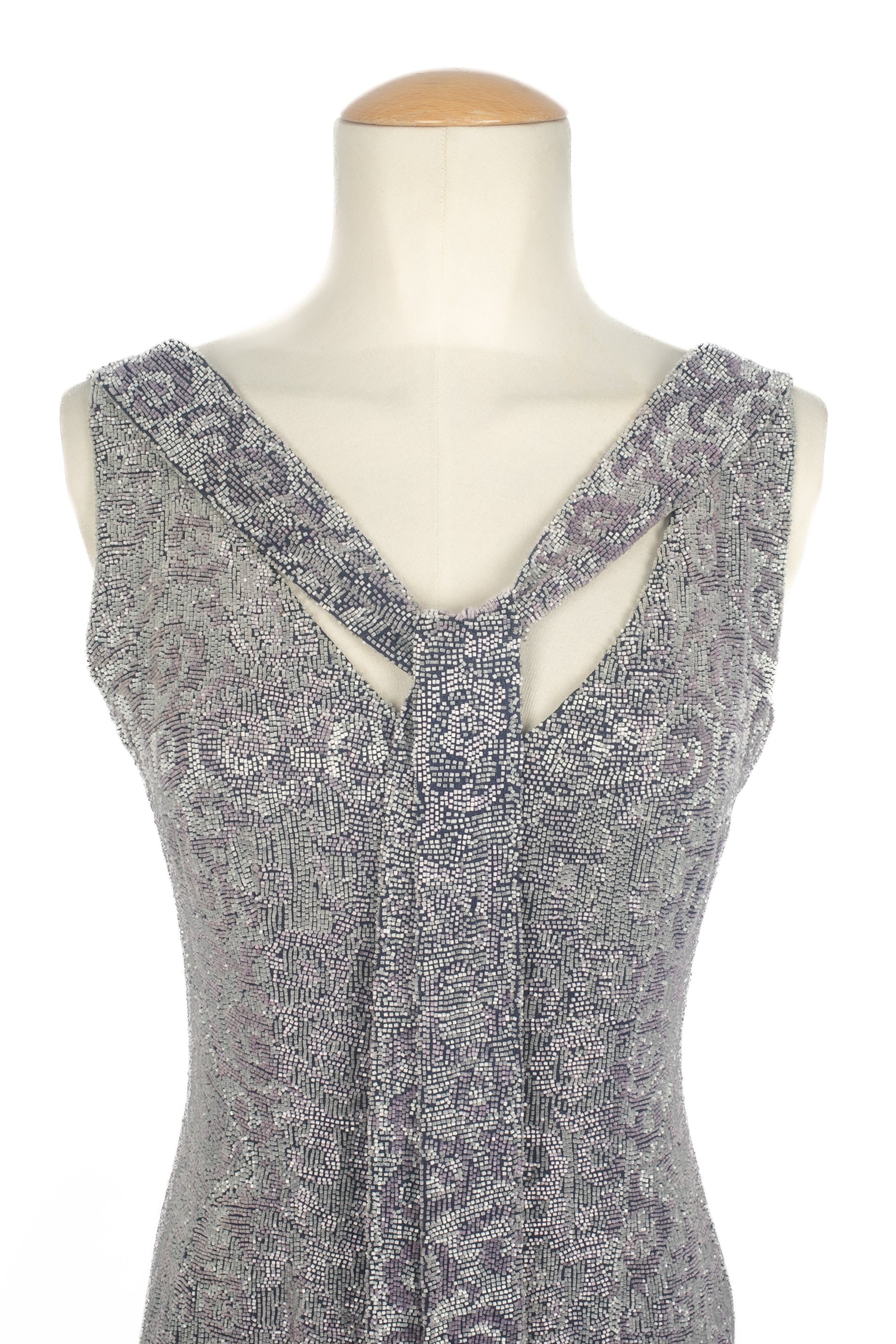 Robe perlée Guy Laroche Haute Couture