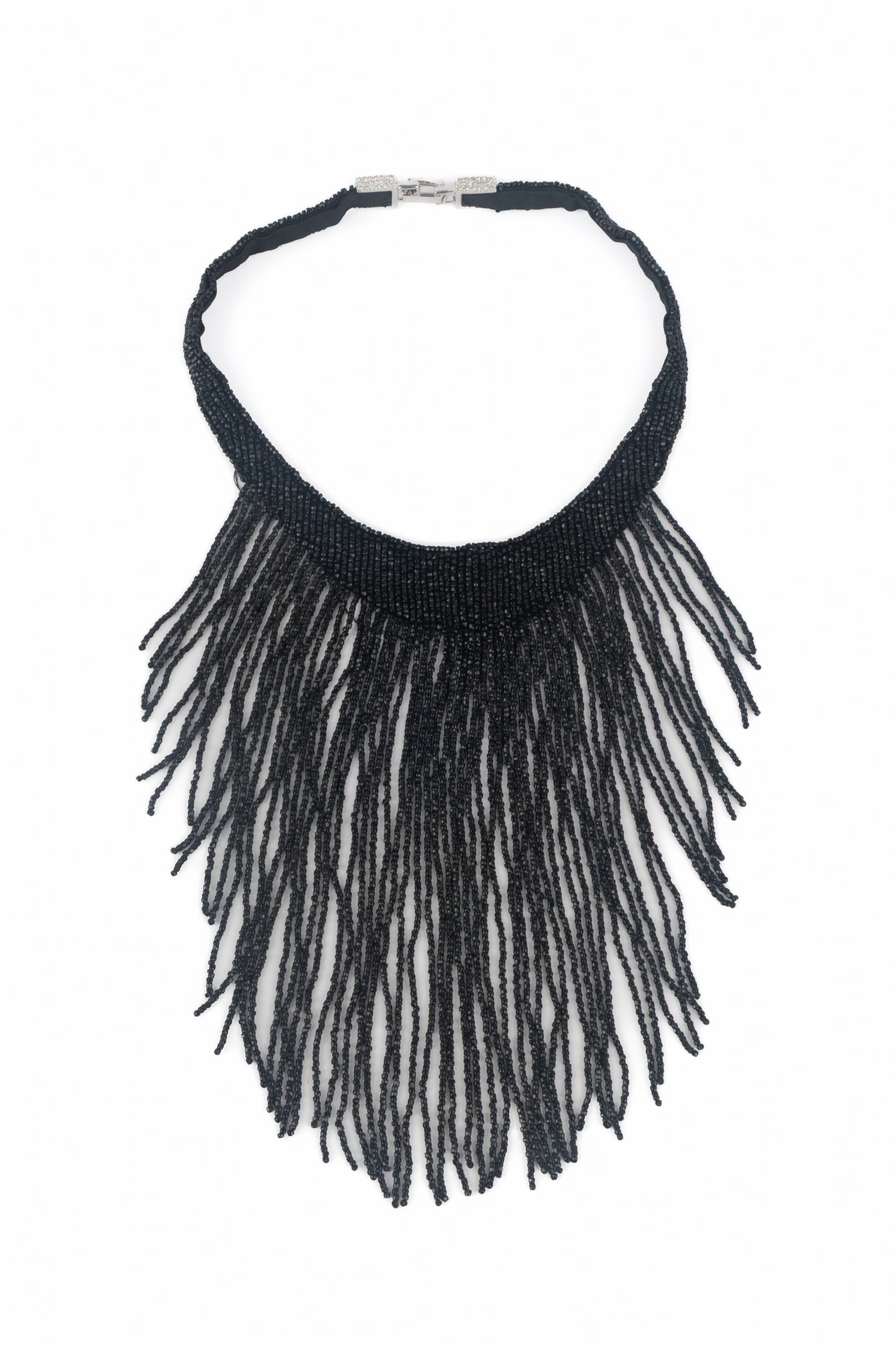 Collier de perles noires Dior 