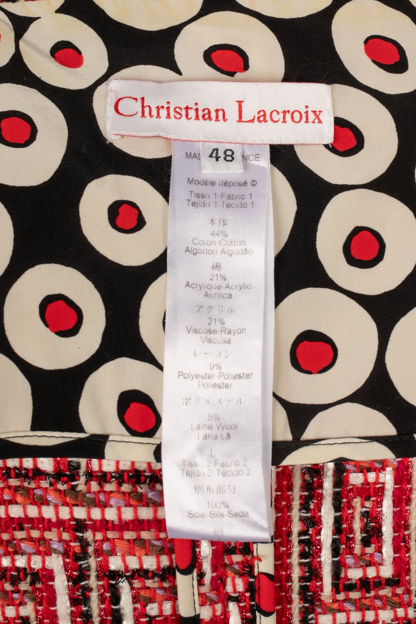 Tailleur Christian Lacroix