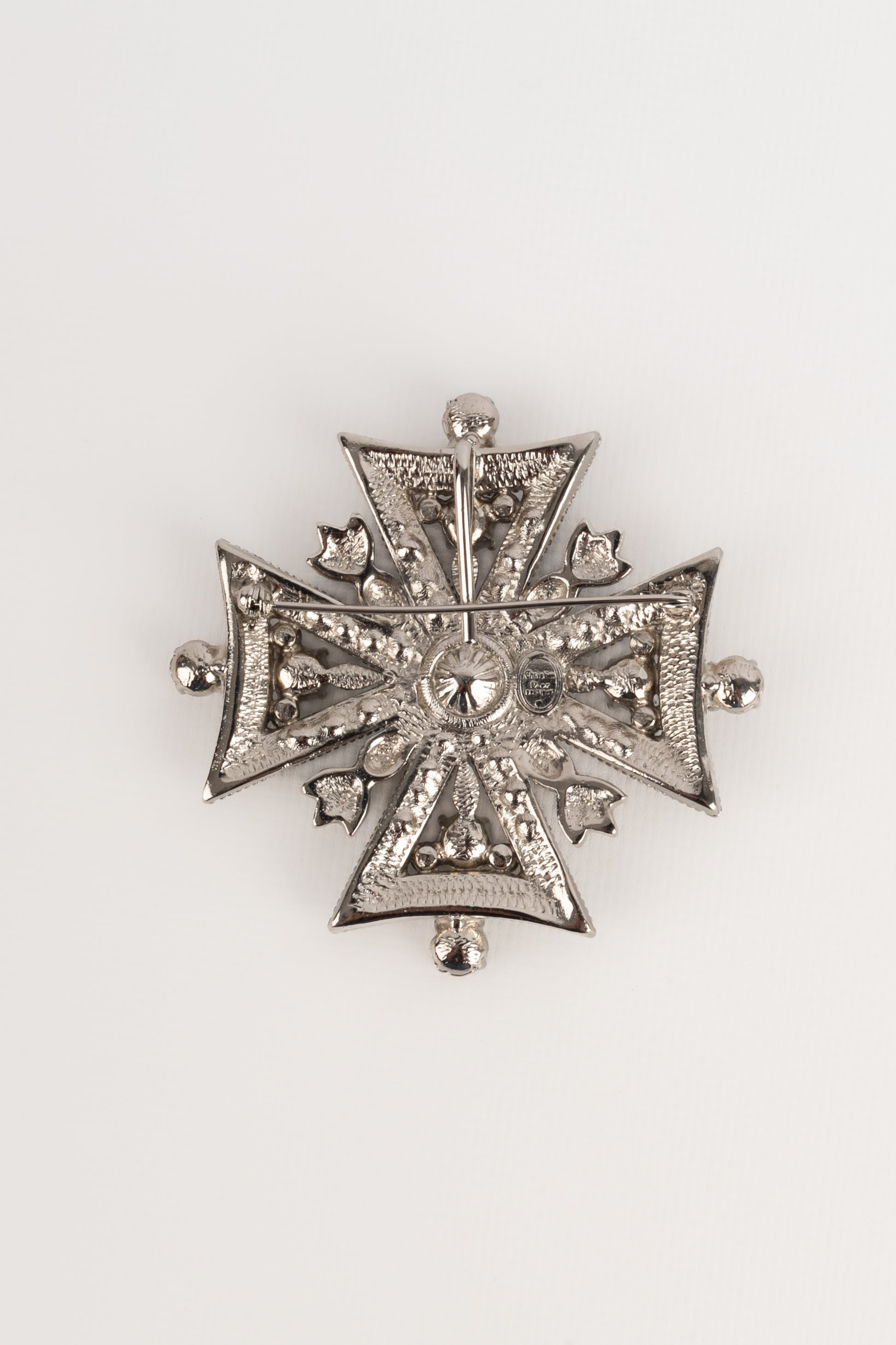 Broche croix Dior