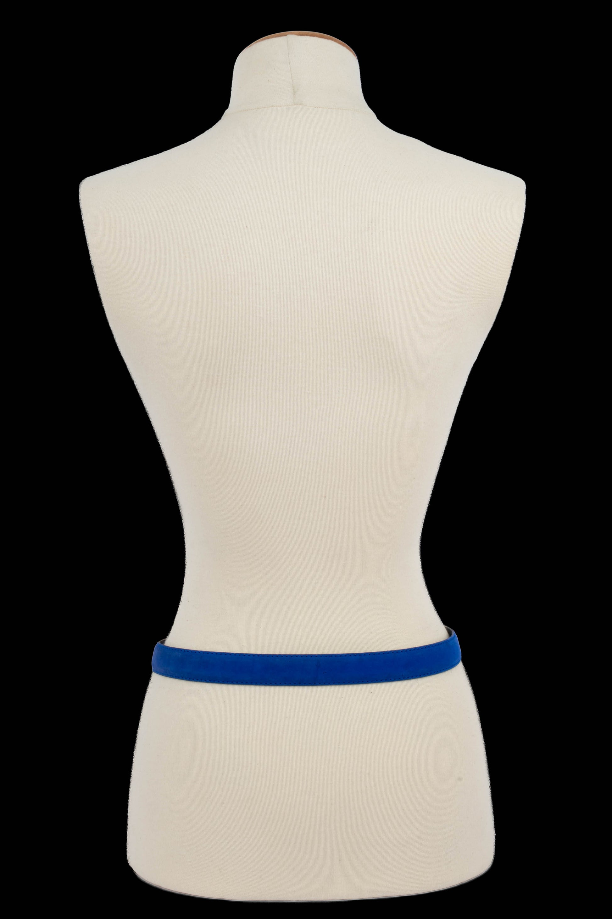 Ceinture en cuir bleu Yves Saint Laurent