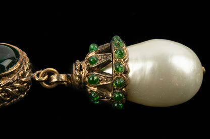 Collier de perles Chanel 1980's