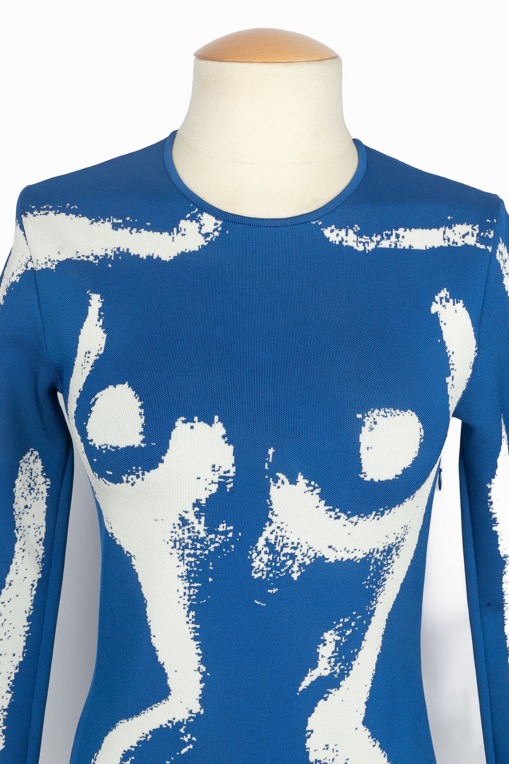 Robe "Trompe l'oeil" Schiaparelli Eté 2023