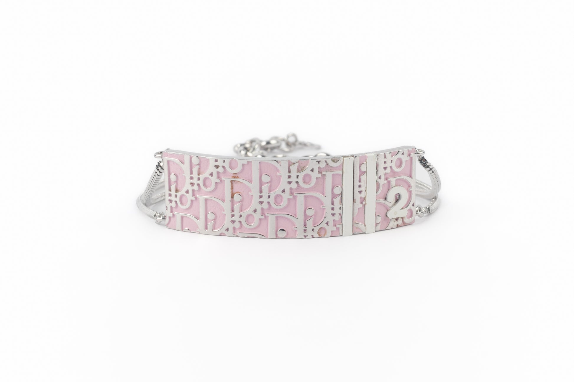 Bracelet émaillé rose Dior