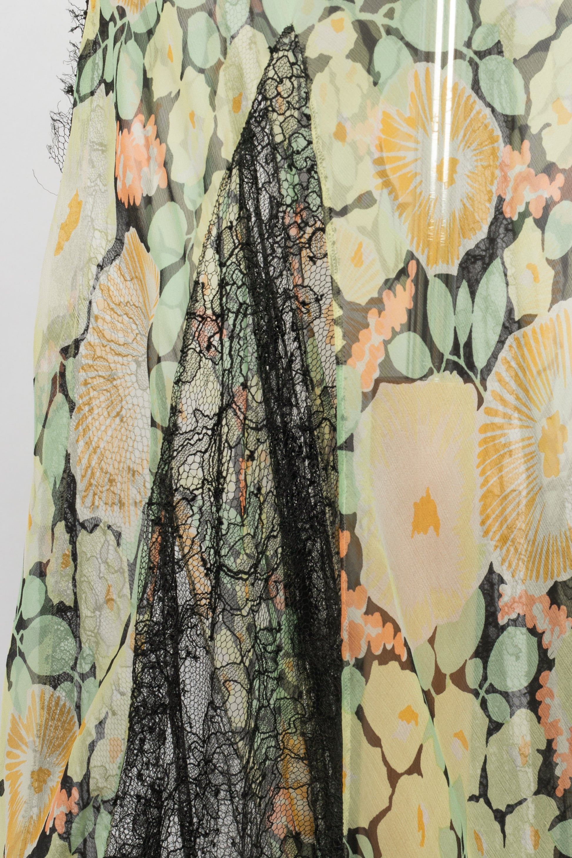 Robe en mousseline Galliano