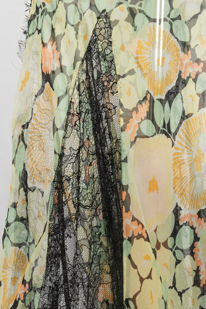 Robe en mousseline Galliano