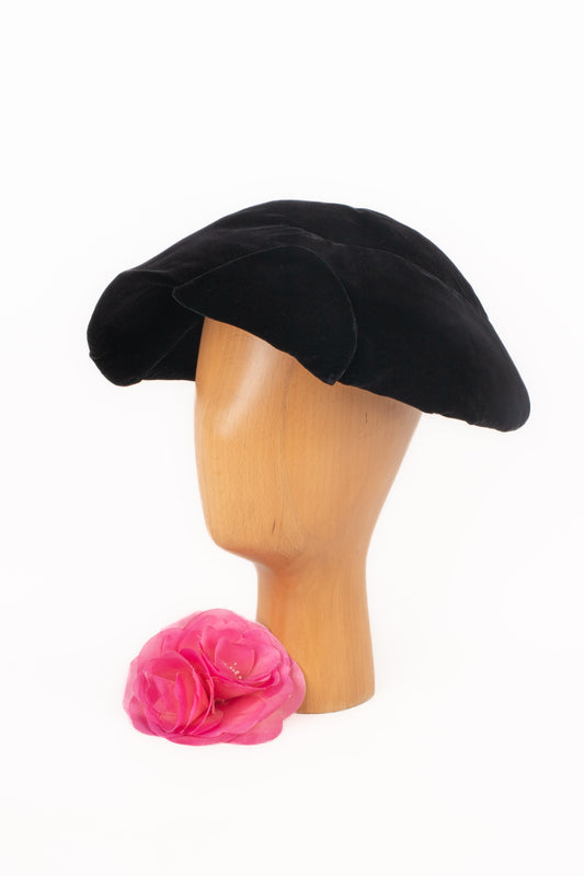 Chapeau en velours Paulette