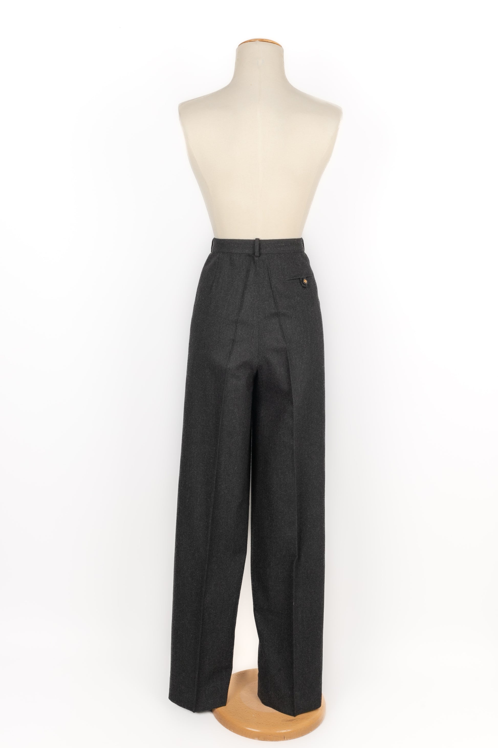 Pantalon en laine Chanel