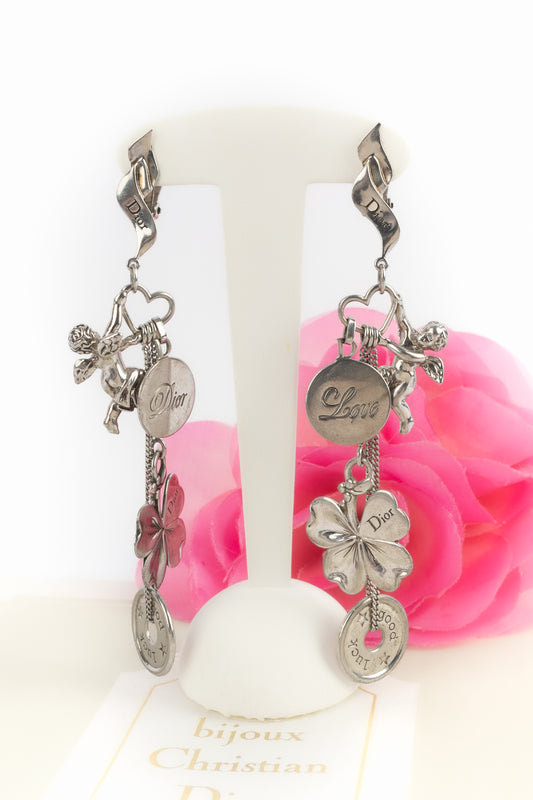 Boucles d'oreilles 'Lucky Charms" Christian Dior 2000's