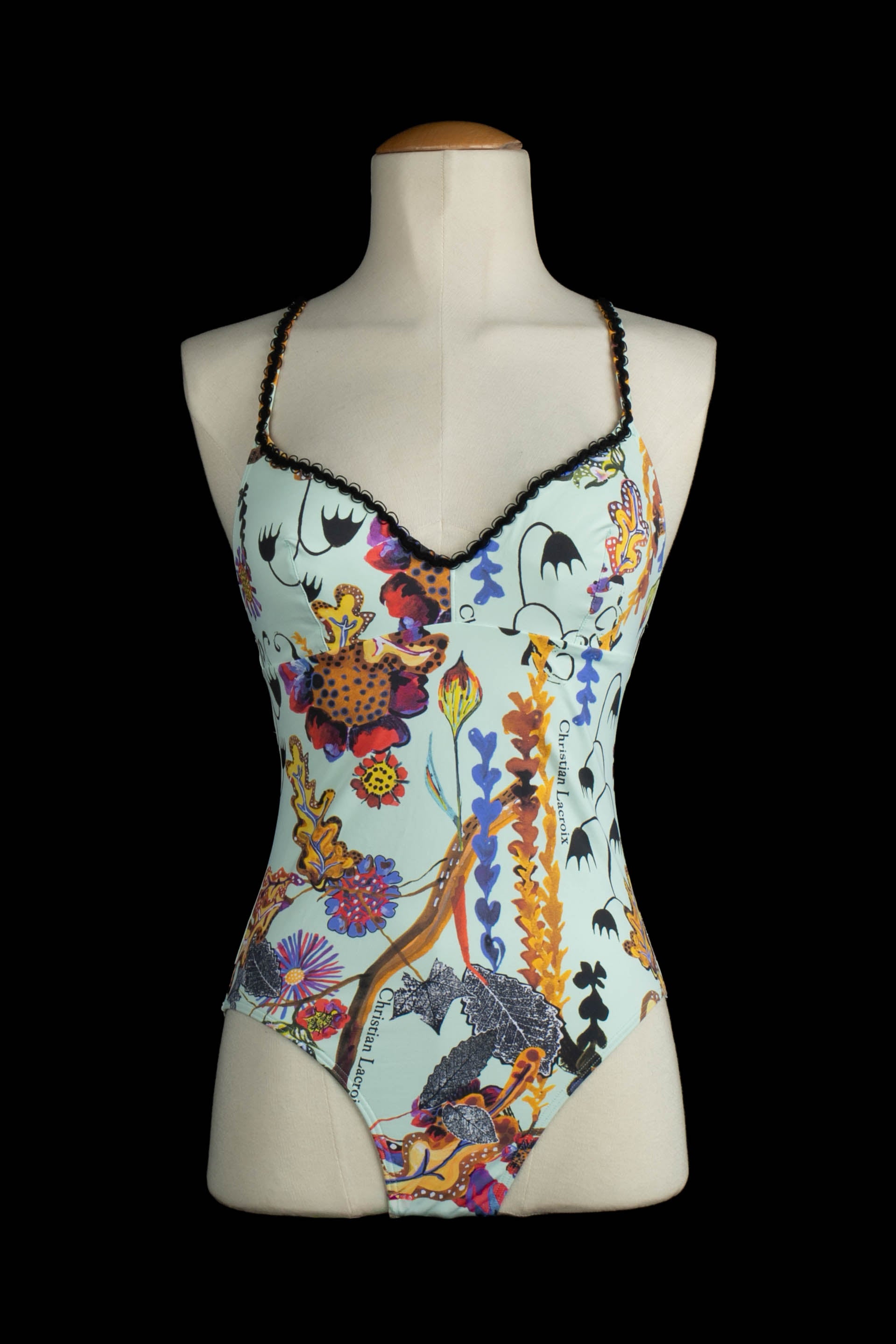 Maillot de bain fleuri Christian Lacroix