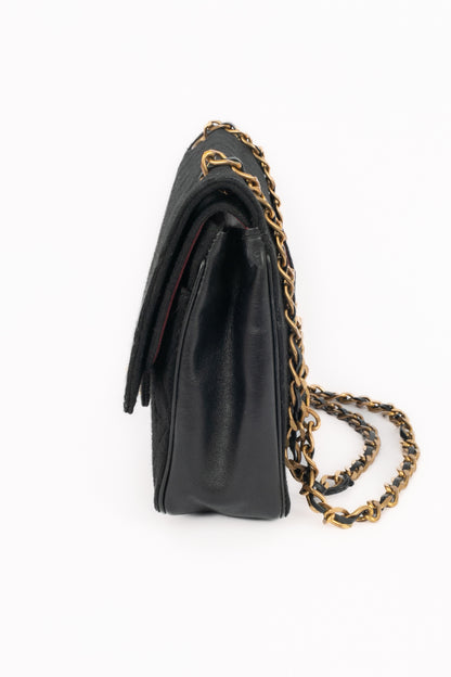 Sac classique en jersey Chanel 1970's