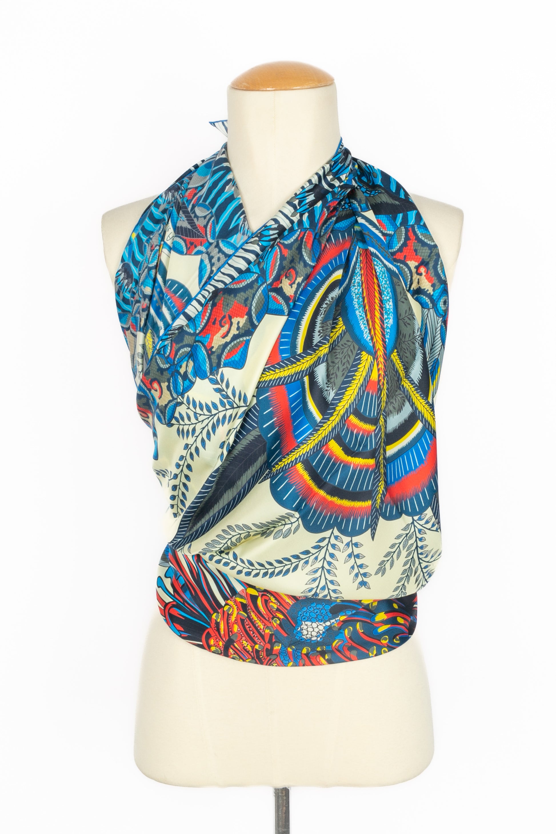 Foulard "Fleurs d'Afrique du Sud" Hermès