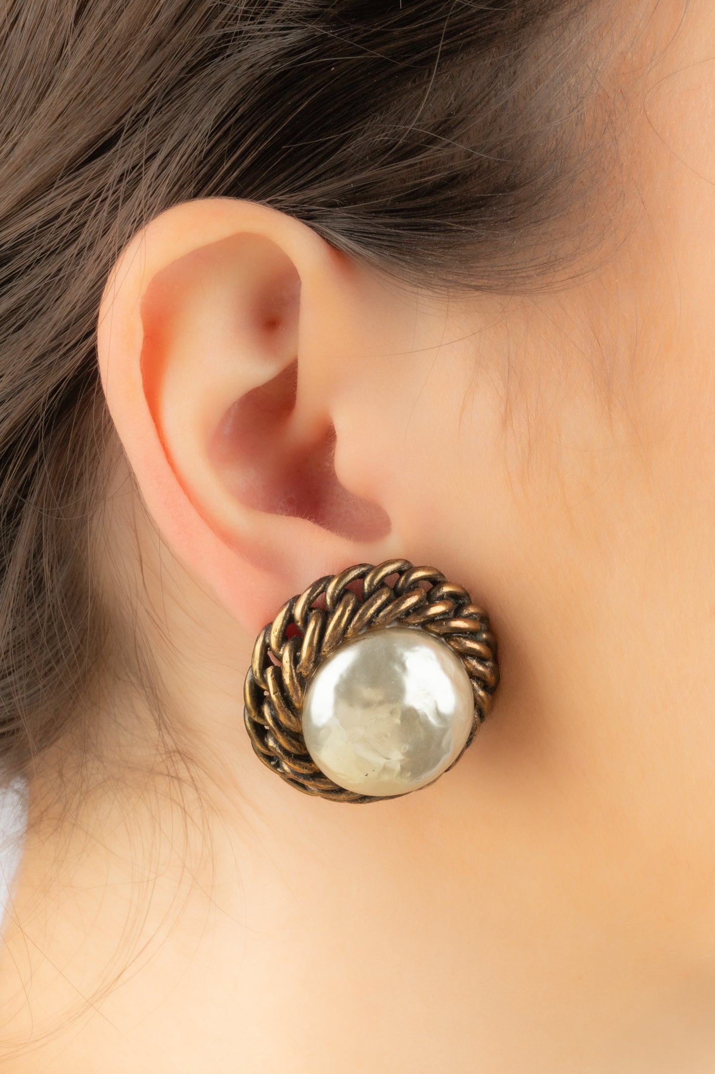 Boucles d'oreilles Chanel Haute Couture