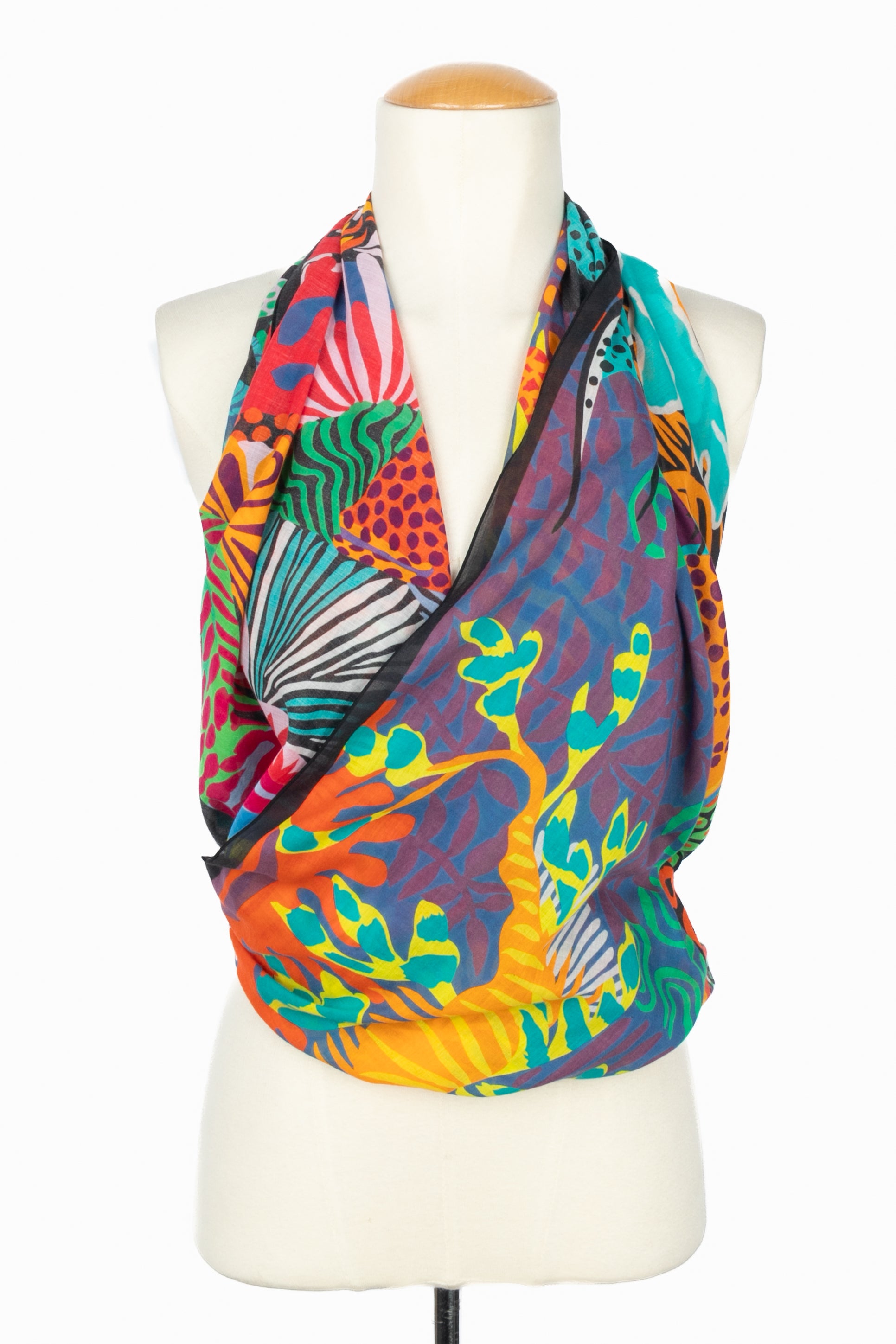 Paréo / foulard "Under the waves" Hermès