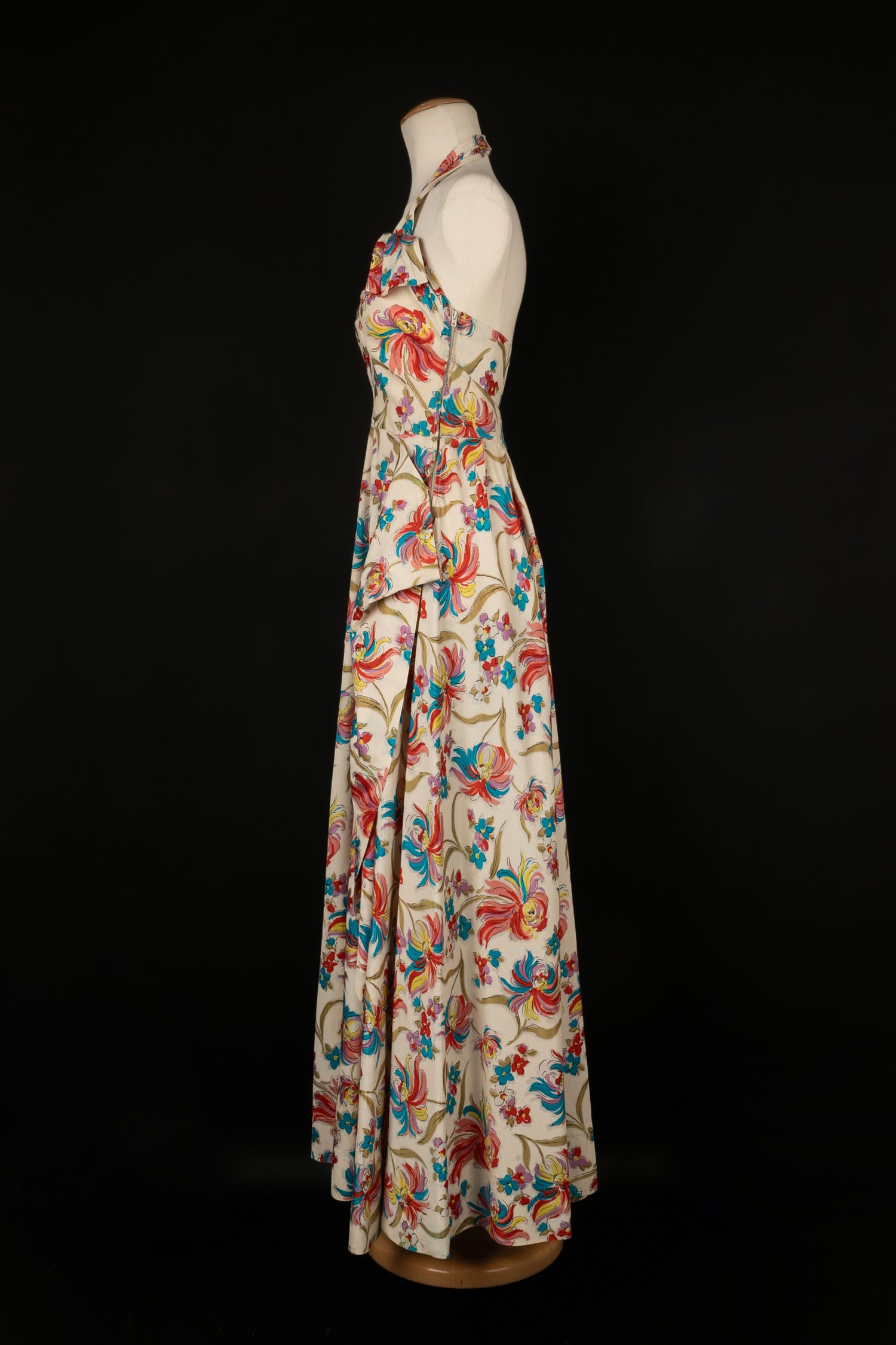 Robe fleurie 1940's