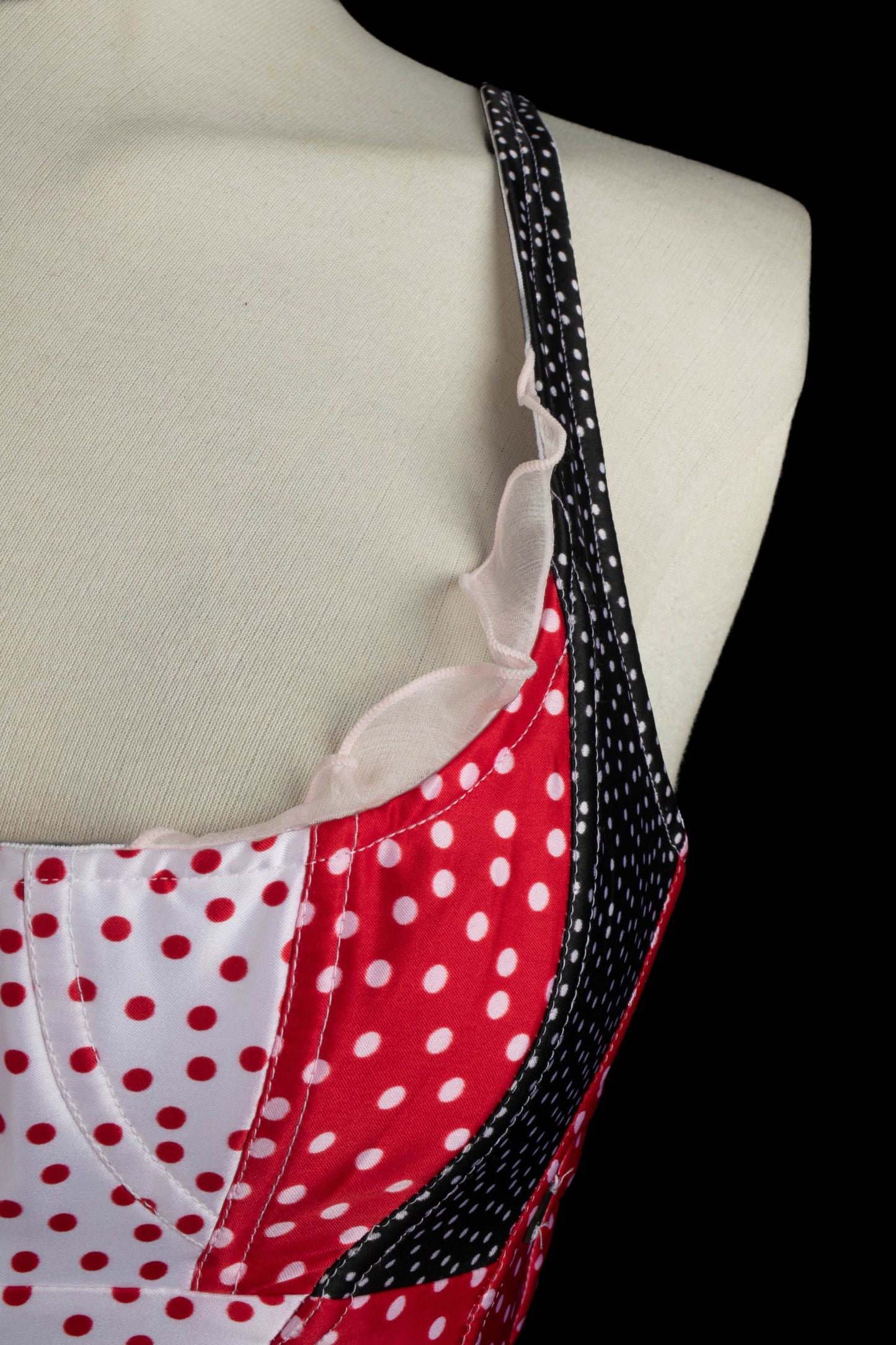 Haut bustier à pois Christian Lacroix