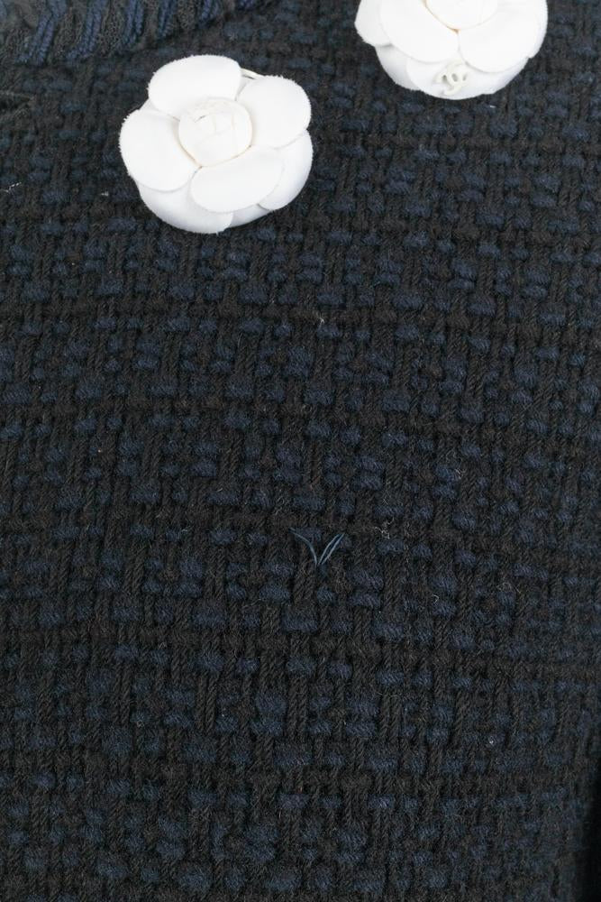 Veste "camélias" Chanel Hiver 2023