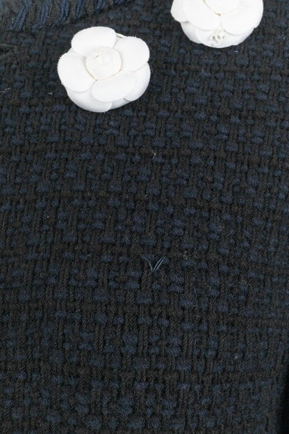 Veste "camélias" Chanel Hiver 2023