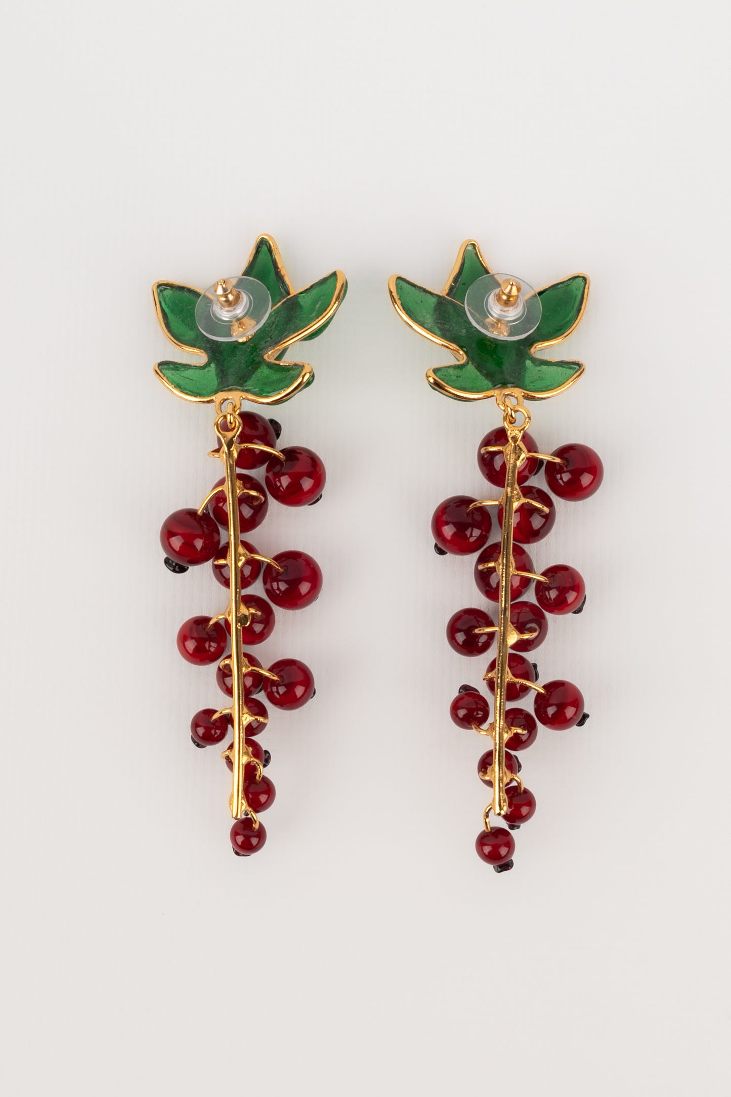 Boucles d'oreilles "groseilles" Augustine