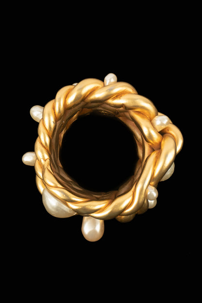 Bracelet manchette Chanel 1990