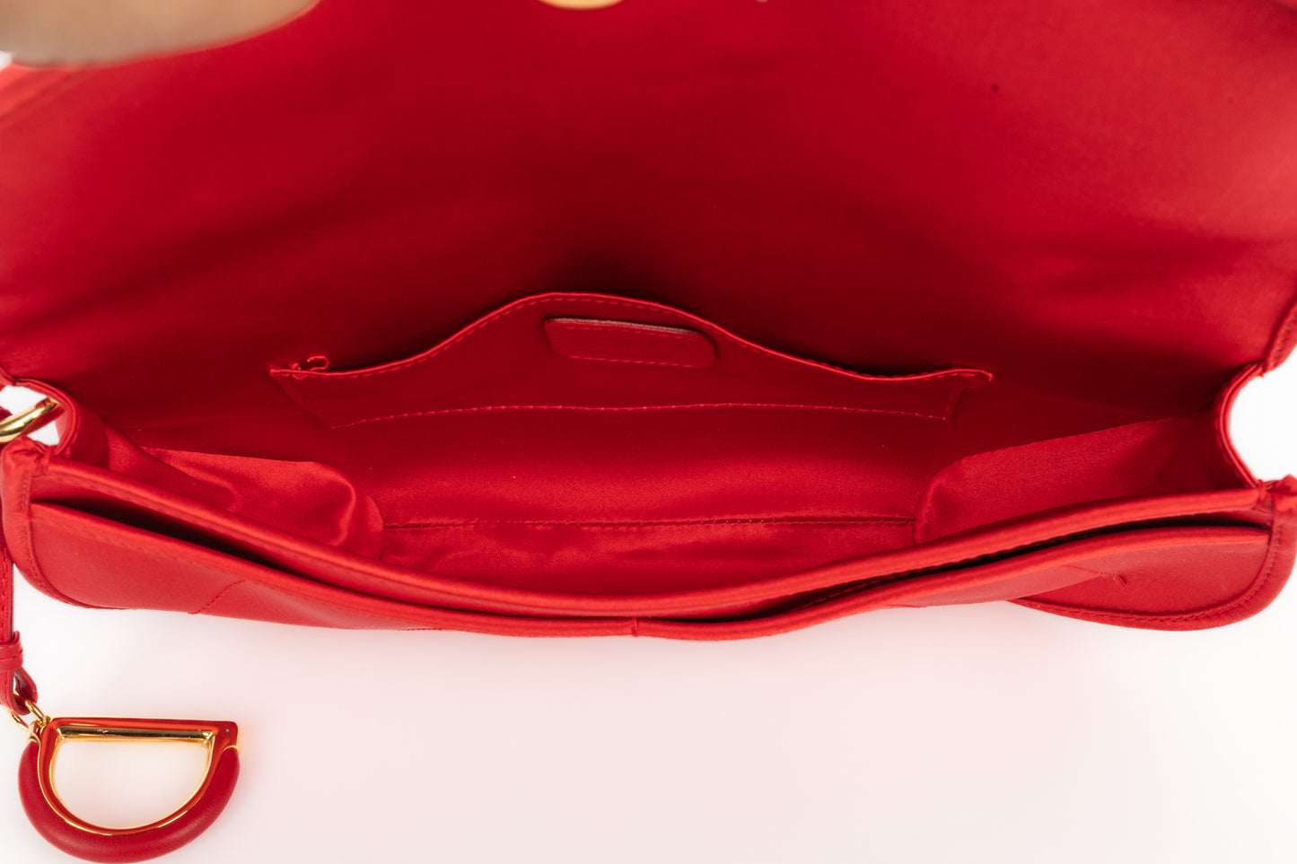Sac pochette en satin Dior 