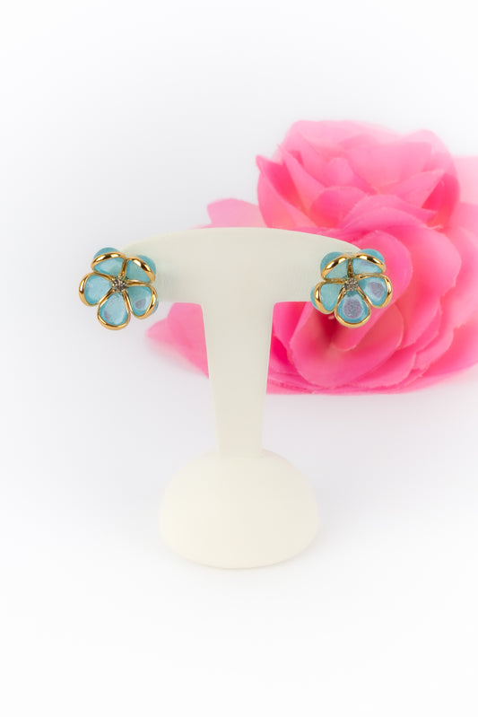 Boucles d'oreilles fleurs Augustine