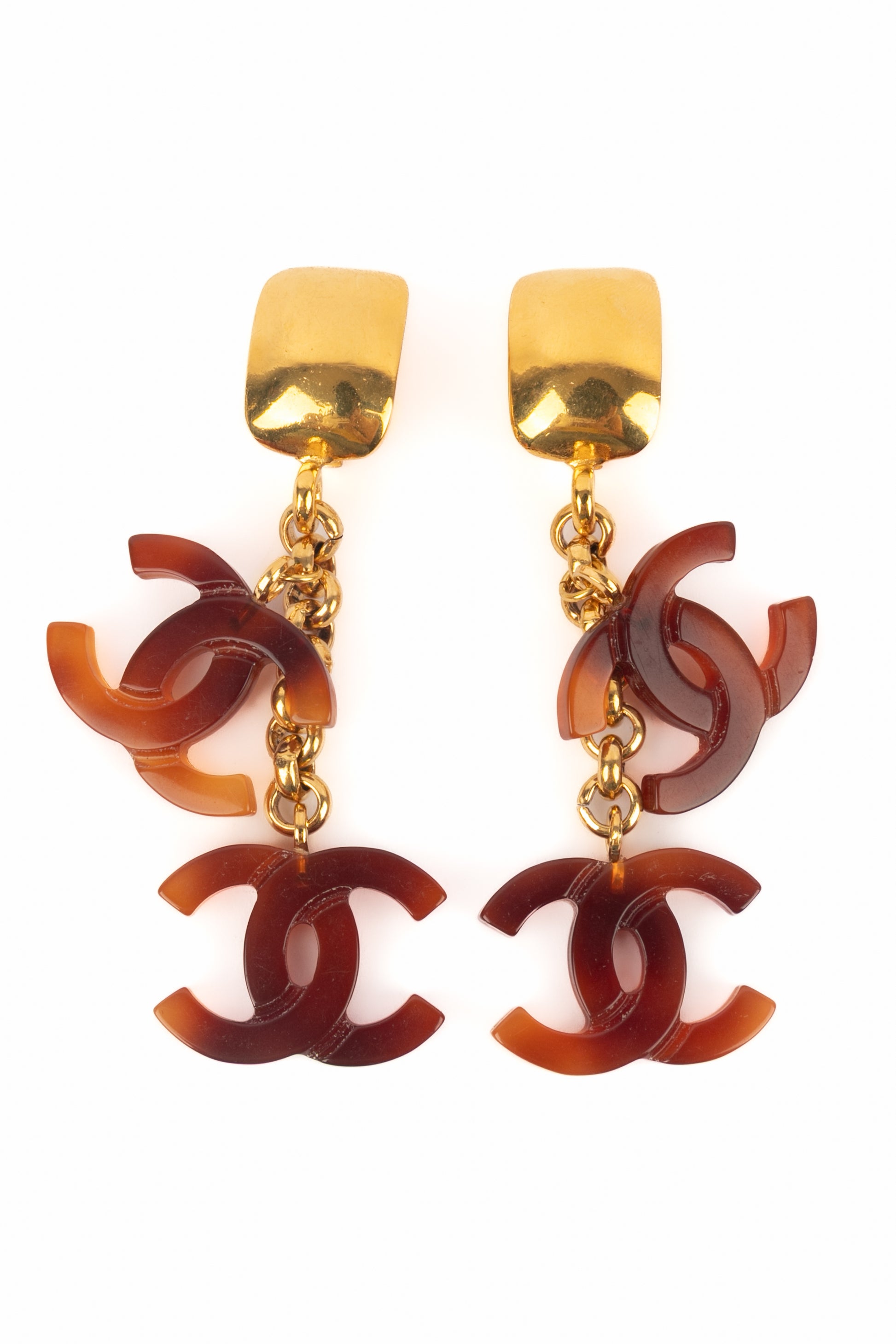 Boucles D'oreilles Chanel Zté 1994