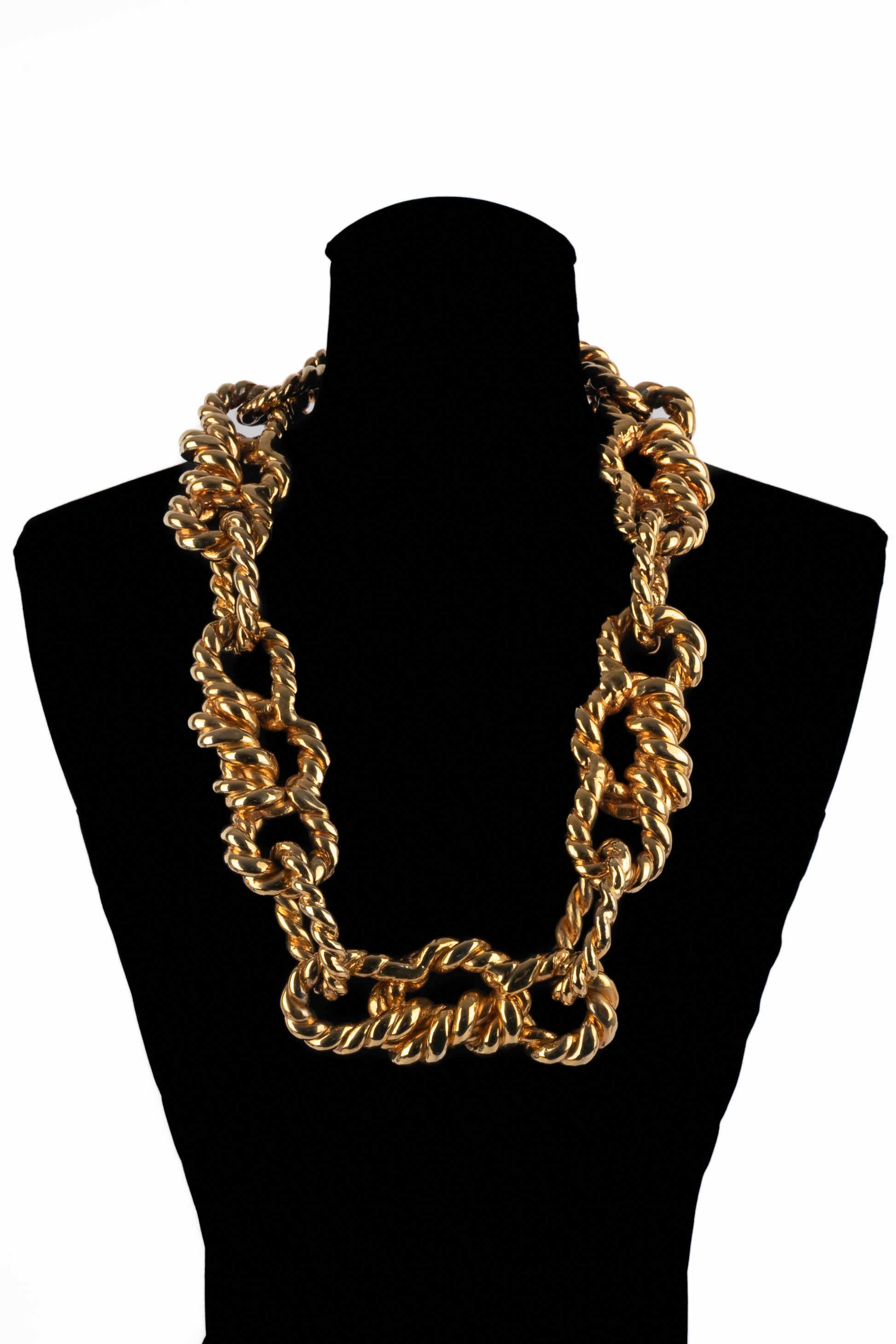 Ceinture dorée Chanel Printemps-Eté 1990