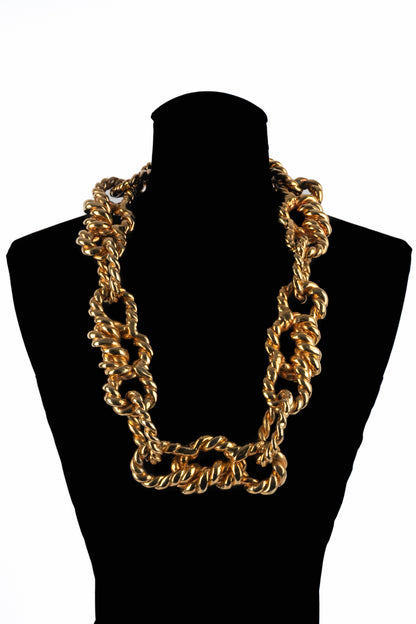 Ceinture dorée Chanel Printemps-Eté 1990