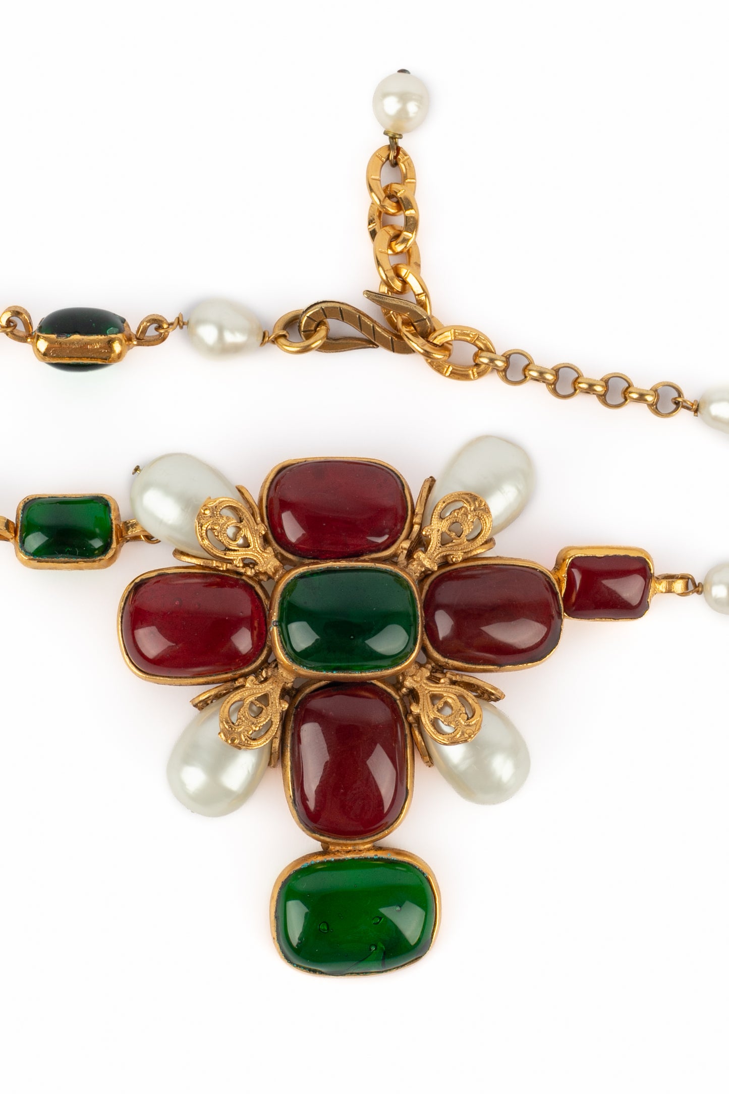 Collier croix Chanel 1994