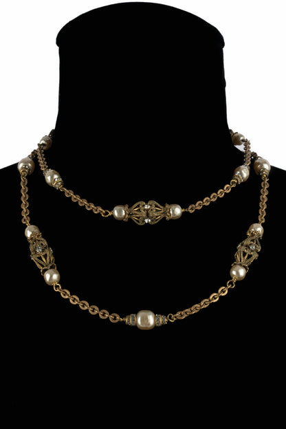 Collier sautoir Chanel Epoque Coco