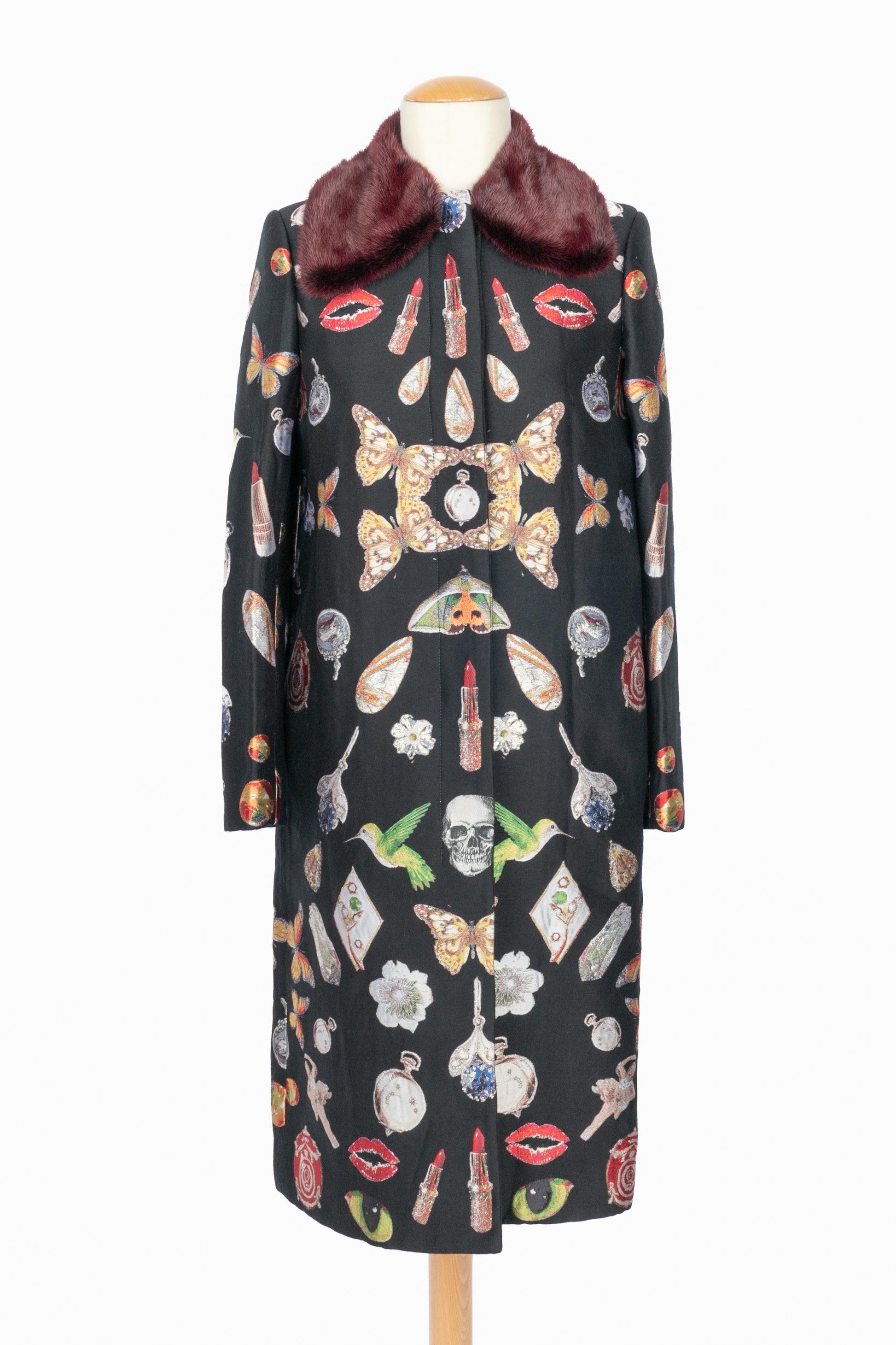 Manteau Alexander McQueen Automne 2015