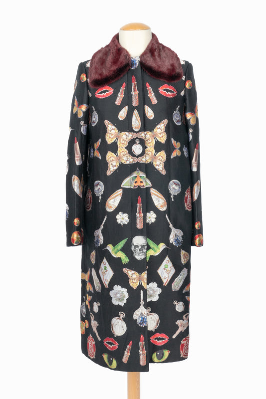 Manteau Alexander McQueen Automne 2015