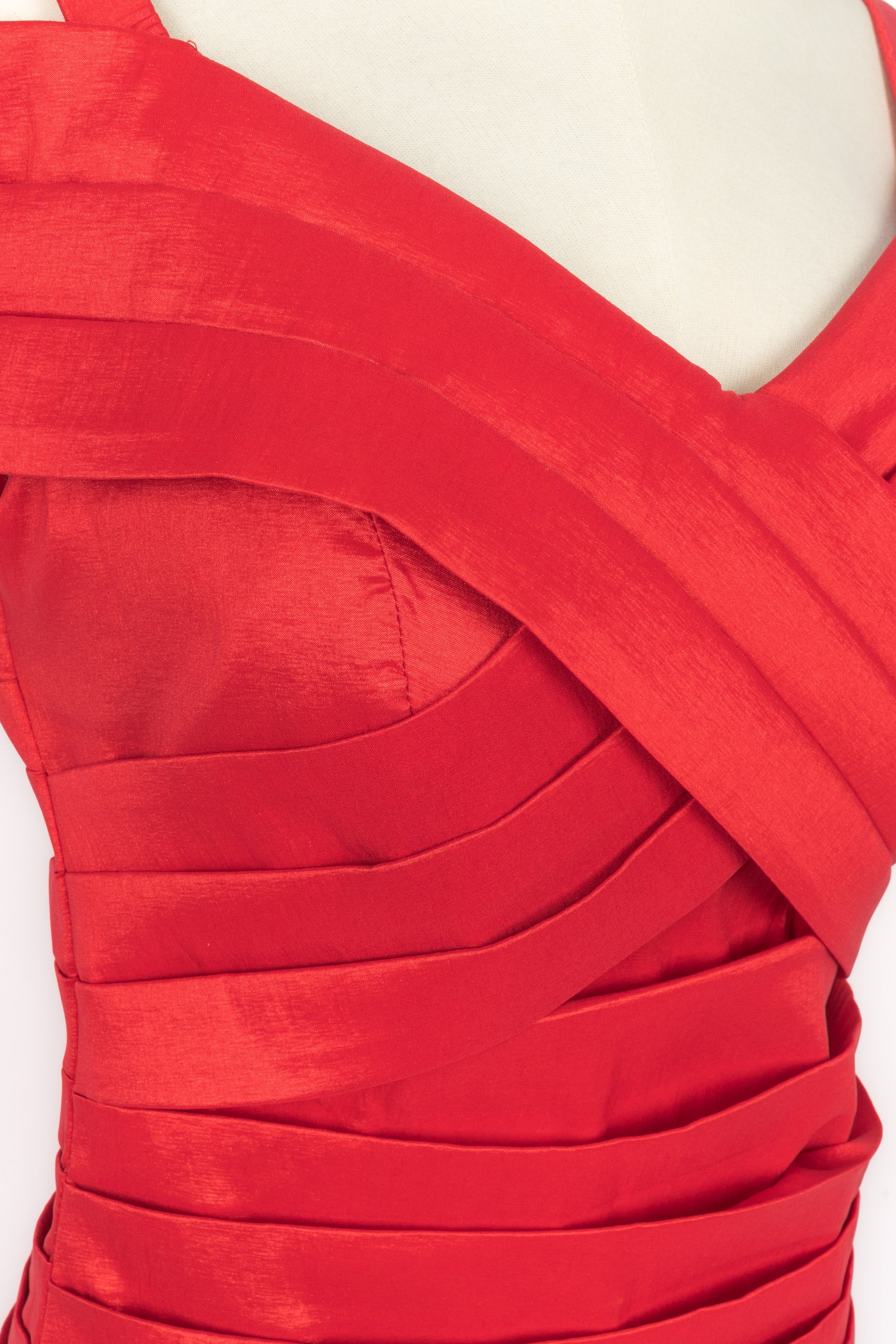 Robe rouge Christian Dior 