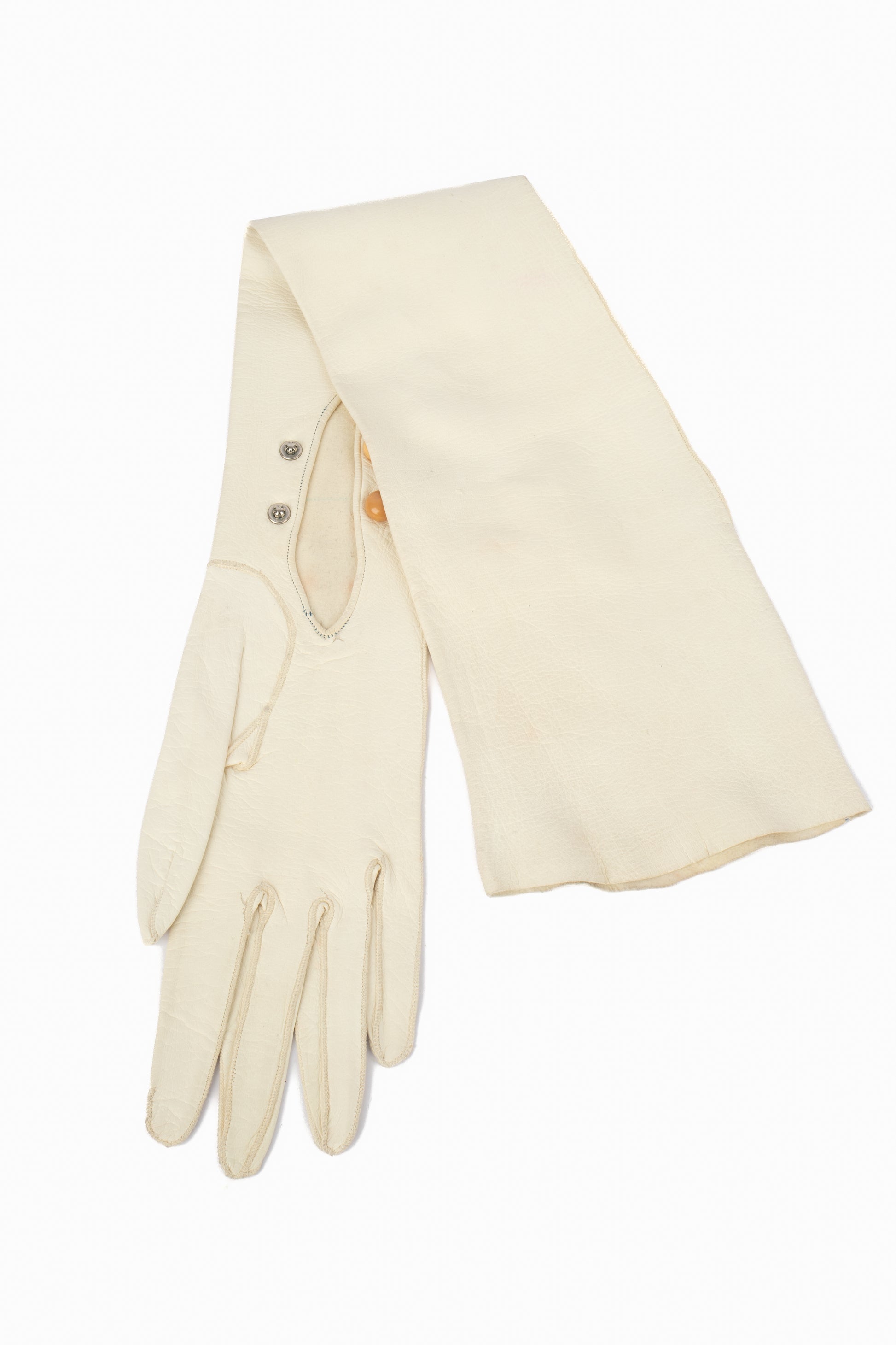 Longs gants vintage en cuir