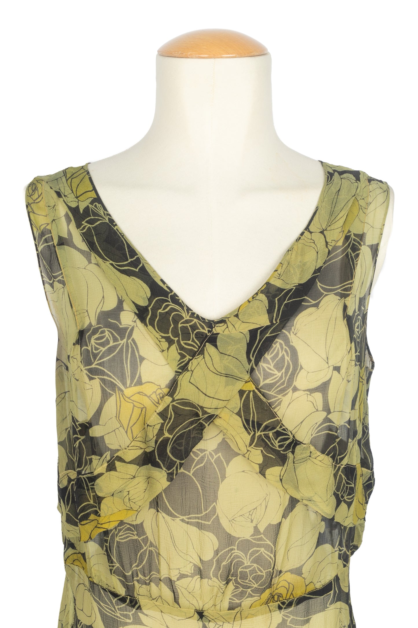 Robe vintage en mousseline