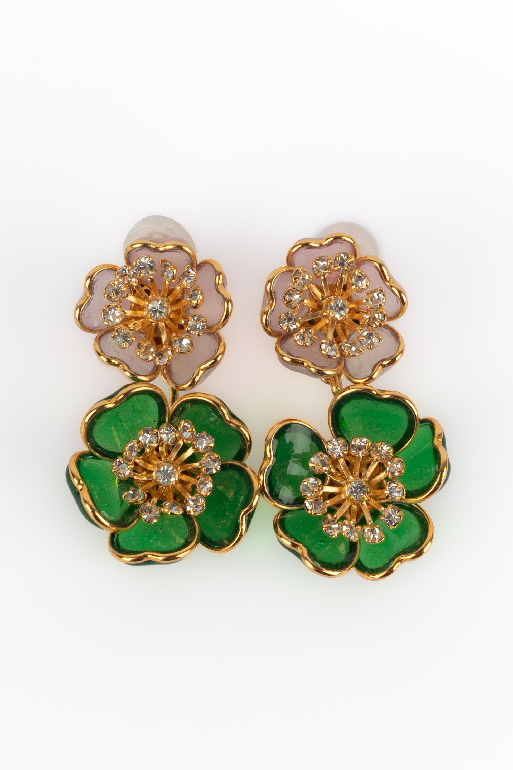 Boucles d'oreilles fleurs Augustine