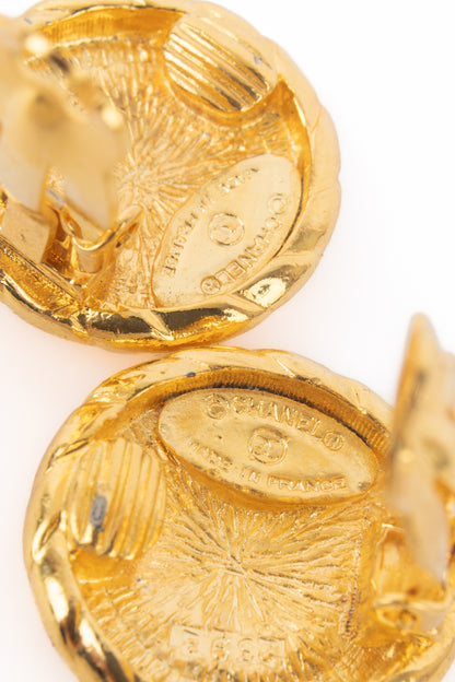 Boucles d'oreilles cc Chanel 1980's