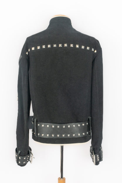 Veste en cuir Versace