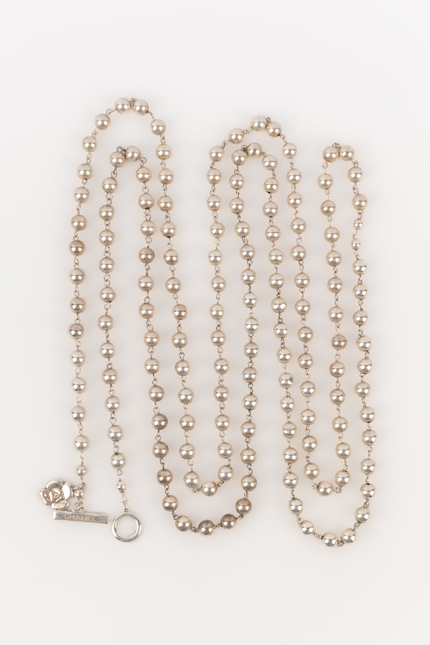 Collier argenté Chanel