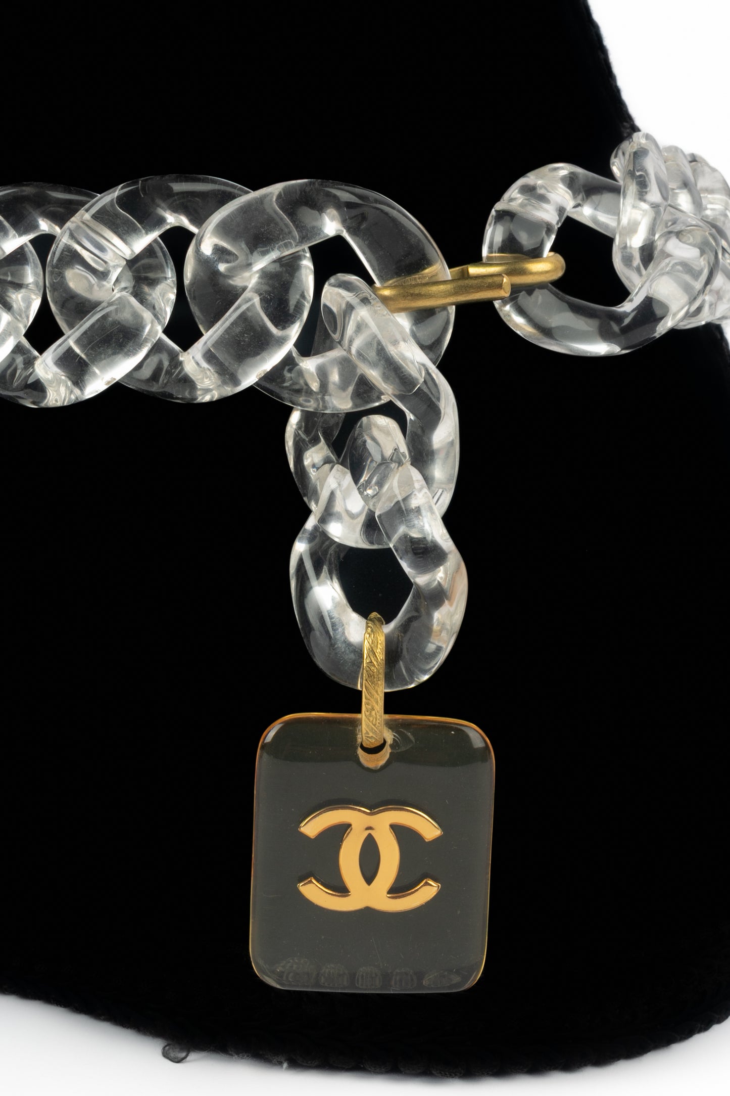 Ceinture en lucite Chanel Croisière 1995