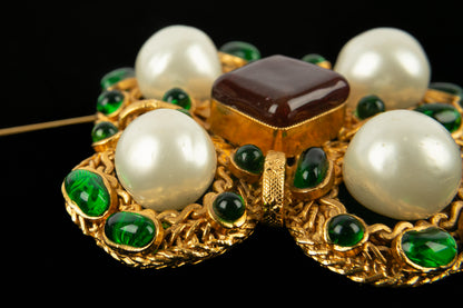 Collier croix Chanel 1994