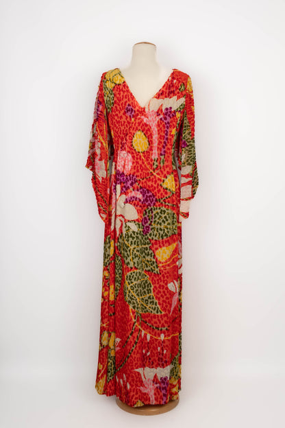 Robe en velours 1970's