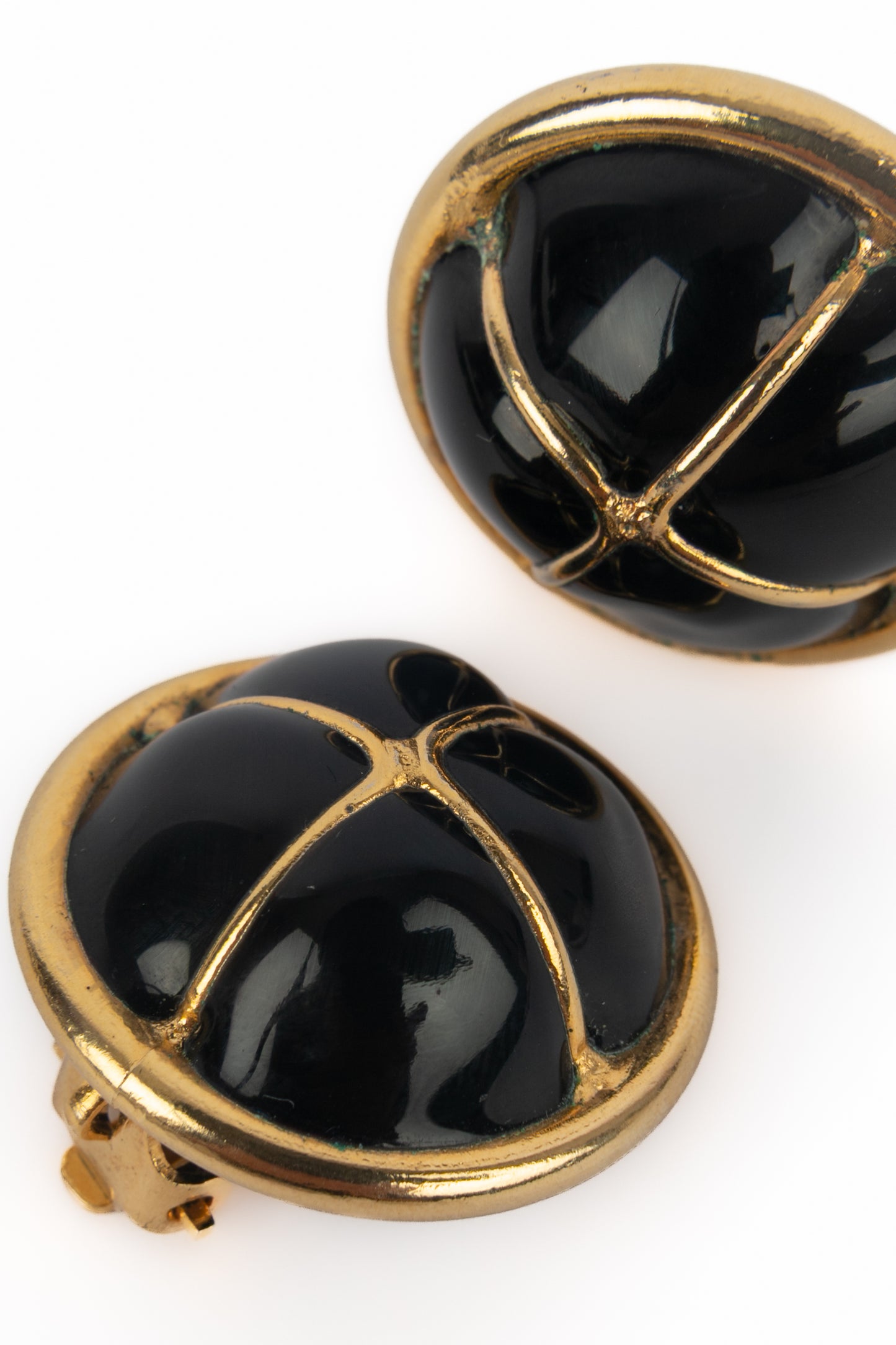 Boucles d'oreilles Chanel Haute Couture 1980's